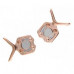 Cymbal ™ DQ metall Magnetverschluss Vorino II für Chevron Duo - Rosé Gold